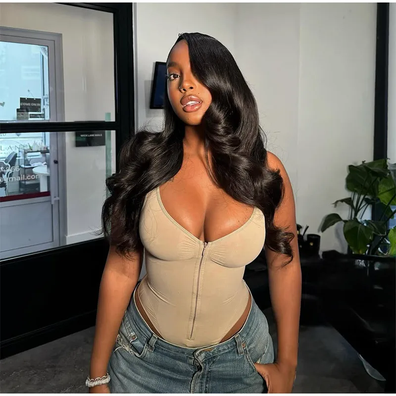 slim fit waist detail on corset bodysuit