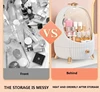 New Desktop Makeup Organizer Cosmetics Storage Box Cosmetics Skincare Organizer Display Case for Cosmetics Lipsticks Jewelry 4