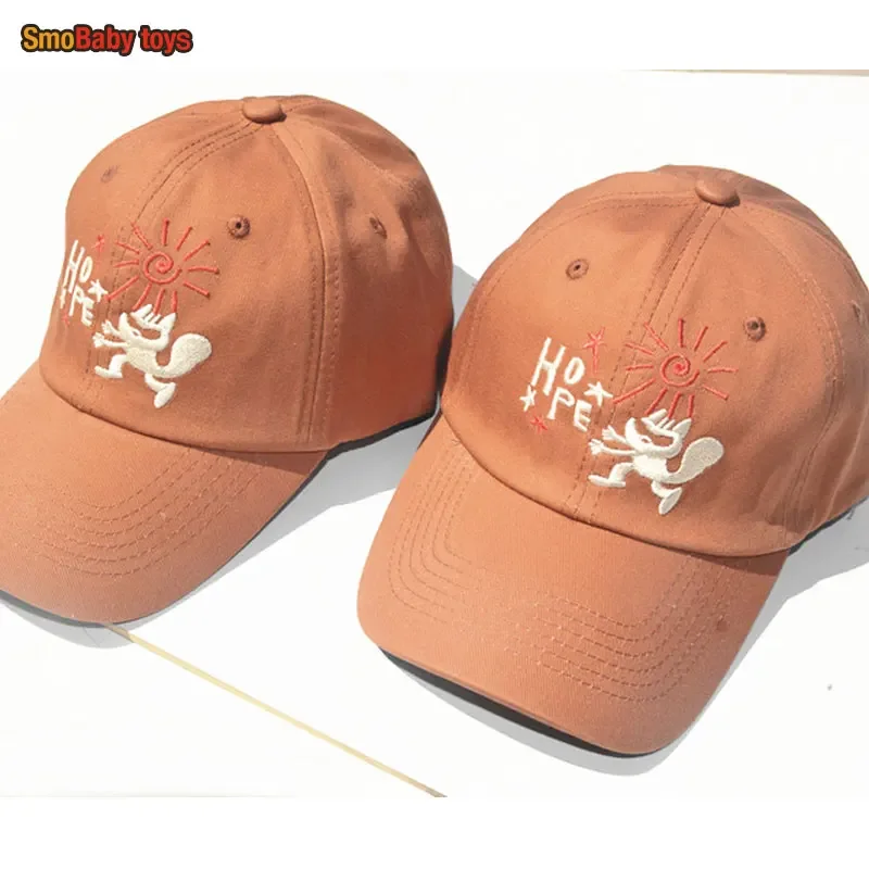 Hope on the stage Hat Embroidery Trucker Baseball Cap Retro Color Woman Cap Adjustable Buckle Unisex