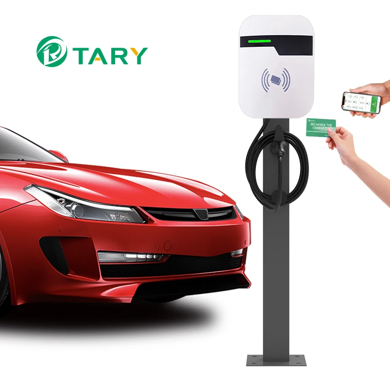 Caricabatterie Rapido 22Kw Ev Wallbox Stazione Di Ricarica Ev Per Auto Elettrica Caricabatterie Ac Ev Con Scheda Rfid
