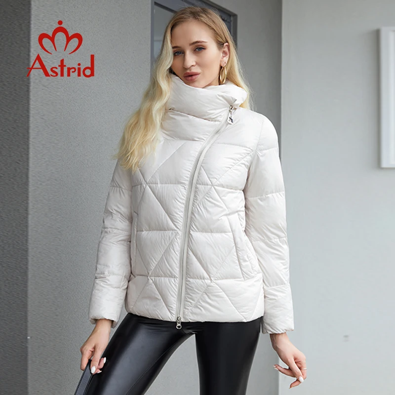 Astrid Women Jacket Winter 2025 Elegant Women’s Parka Slim Thick Padded Warm Coat Fashion Style Loose Female Clothing Outfits
