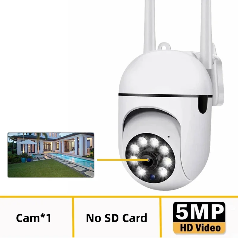 8MP WIFI 감시 카메라 듀얼 렌즈 듀얼 스크린 IP 카메라 무선 자동 추적 컬러 야간 투시경 8배 디지털 줌 CCTV 카메라