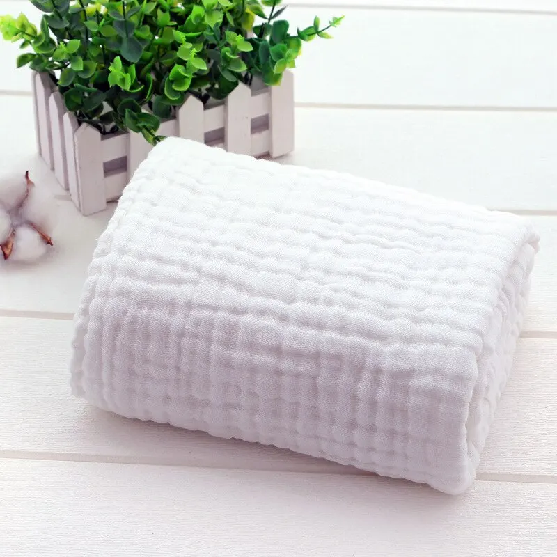 6 Layer Bamboo Cotton Childrens Quilt Newborn Bath Towel Soft And Breathable Baby Four Seasons Blanket 105*105cm 1PCS