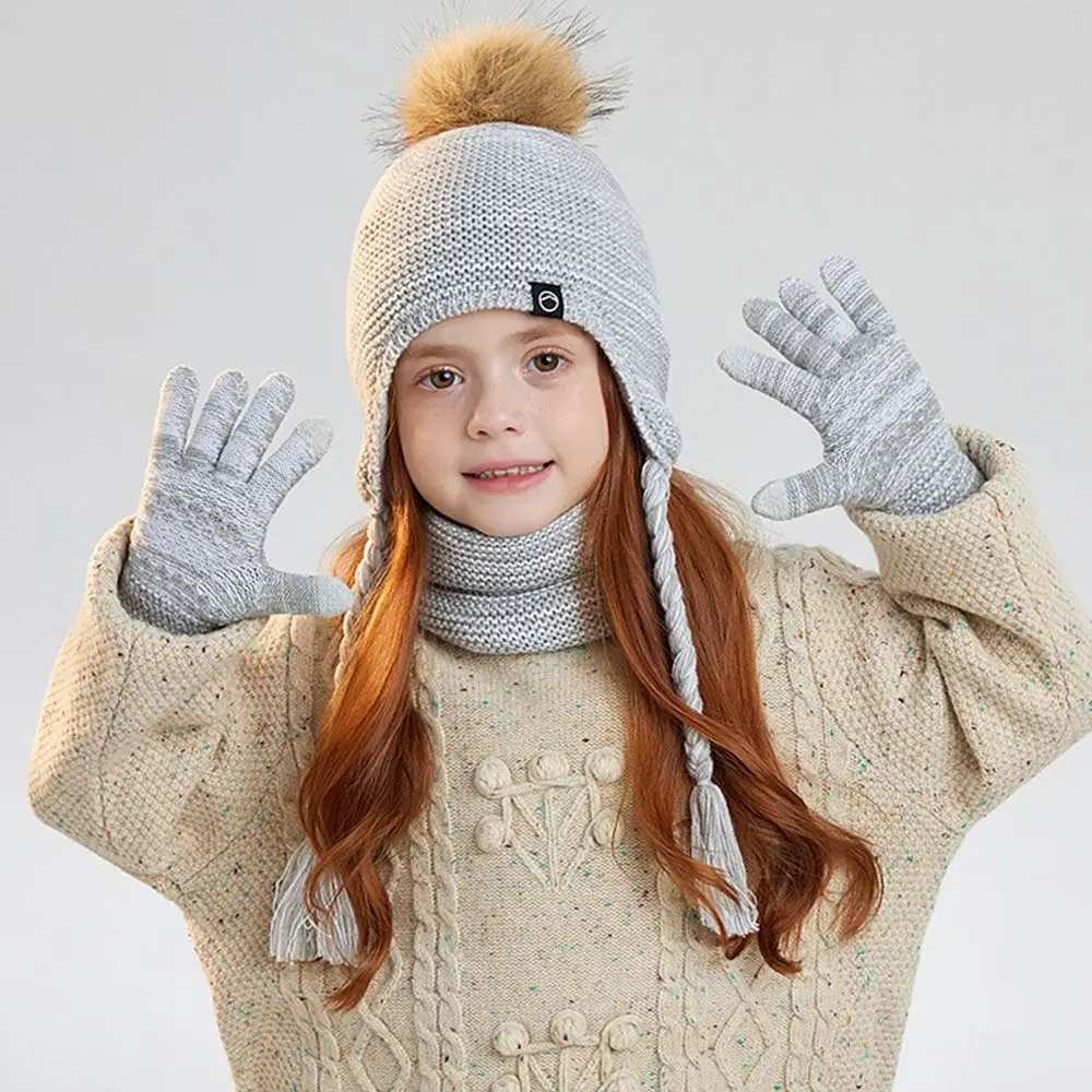 Fashion Warm Winter Hat Scarf Gloves Set S7d9e43a9bb704923aaae3a56fc8f49d1T