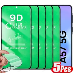 5 - Pack HD Ceramic Screen Protector Set with Soft Film - 5PCS (A25 5G)