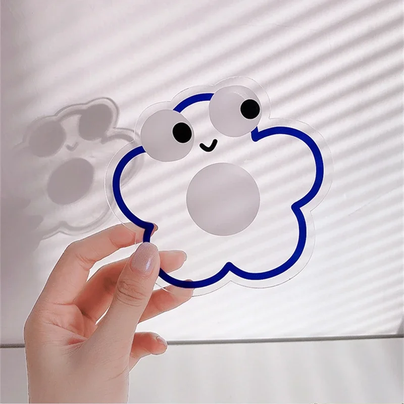 Acrylic Cartoon Coaster Simple Non-Slip Thermal Insulation Bowl Pad Ins Style Creative High Temperature Home Table Mat