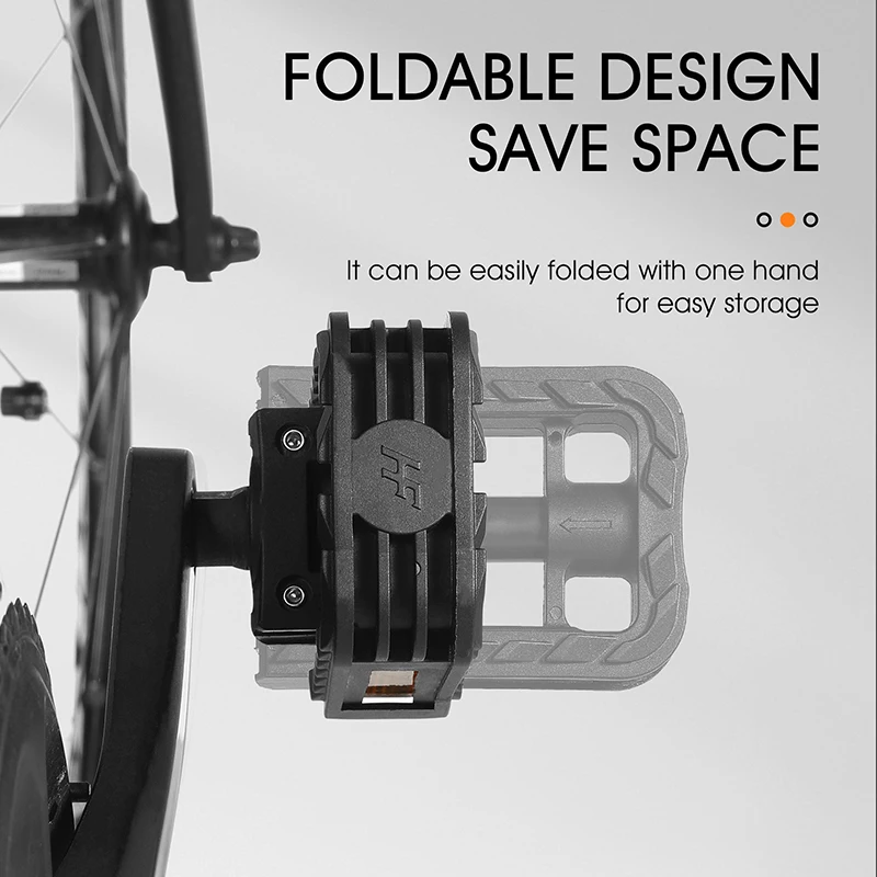 WEST BIKING Foldable Bike Pedals Non-slip Footboard With Reflector Sealed Bearing MTB Road Bicycle Flat Pedal Bike Accessories