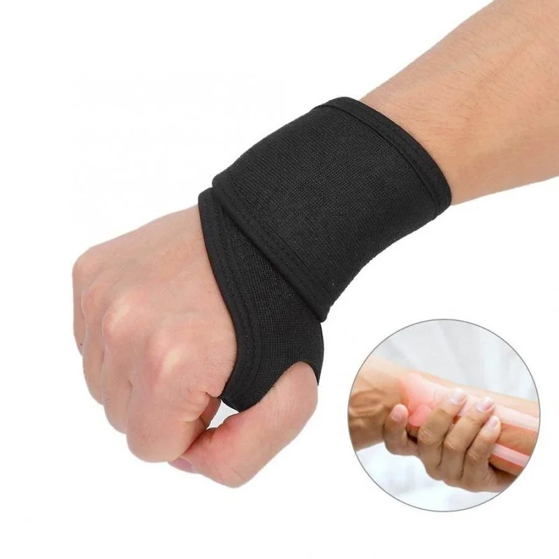 Wrist Band Support Adjustable Wrist Bandage Brace Sports Compression Wraps Gym Training Lifting Gym Orthopedic Wristbands
