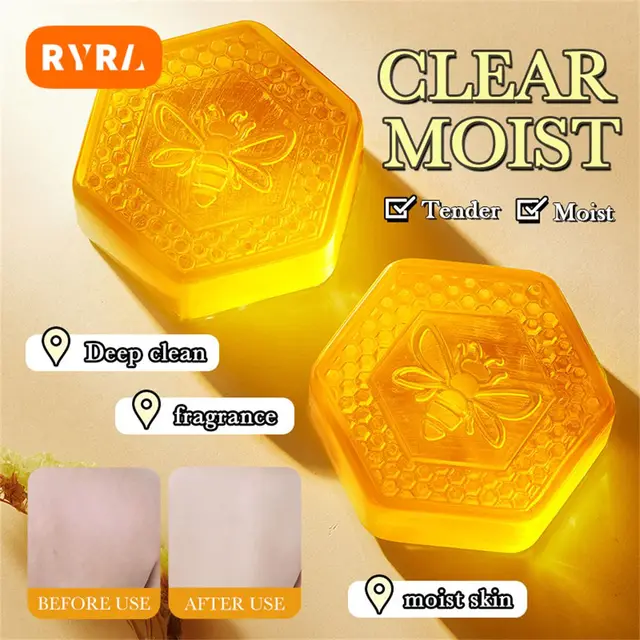 Cleansing Soap Honey Oil Control Comfortable And Lasting Mite Removal Honey Body Care Nursing Soap Soap