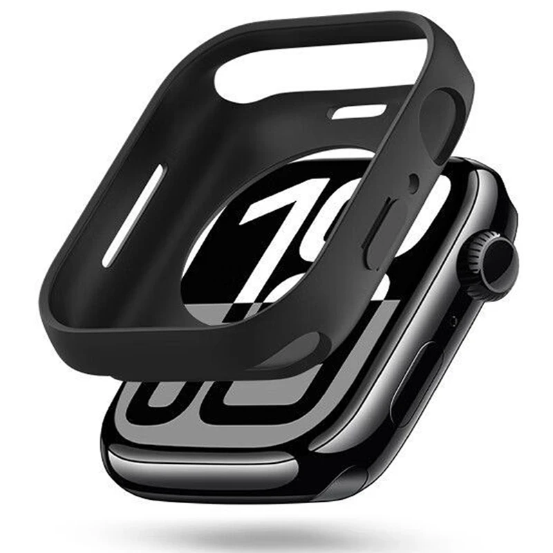 Premium Soft Silicone Protective Case for Apple Watch - Enhanced Protection Shell Cover