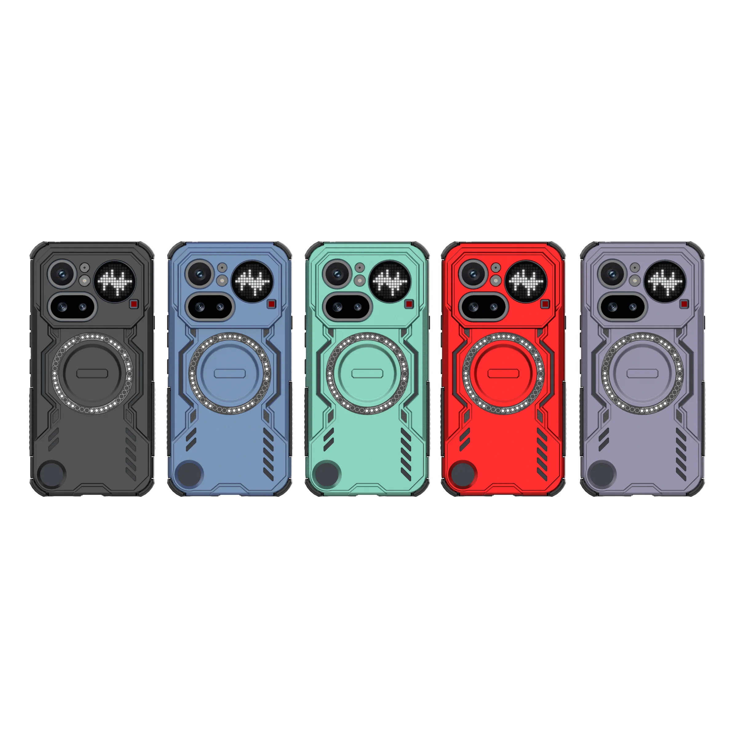 Enhanced Heat Dissipation Magnetic Shockproof Protective Case - Matte Finish