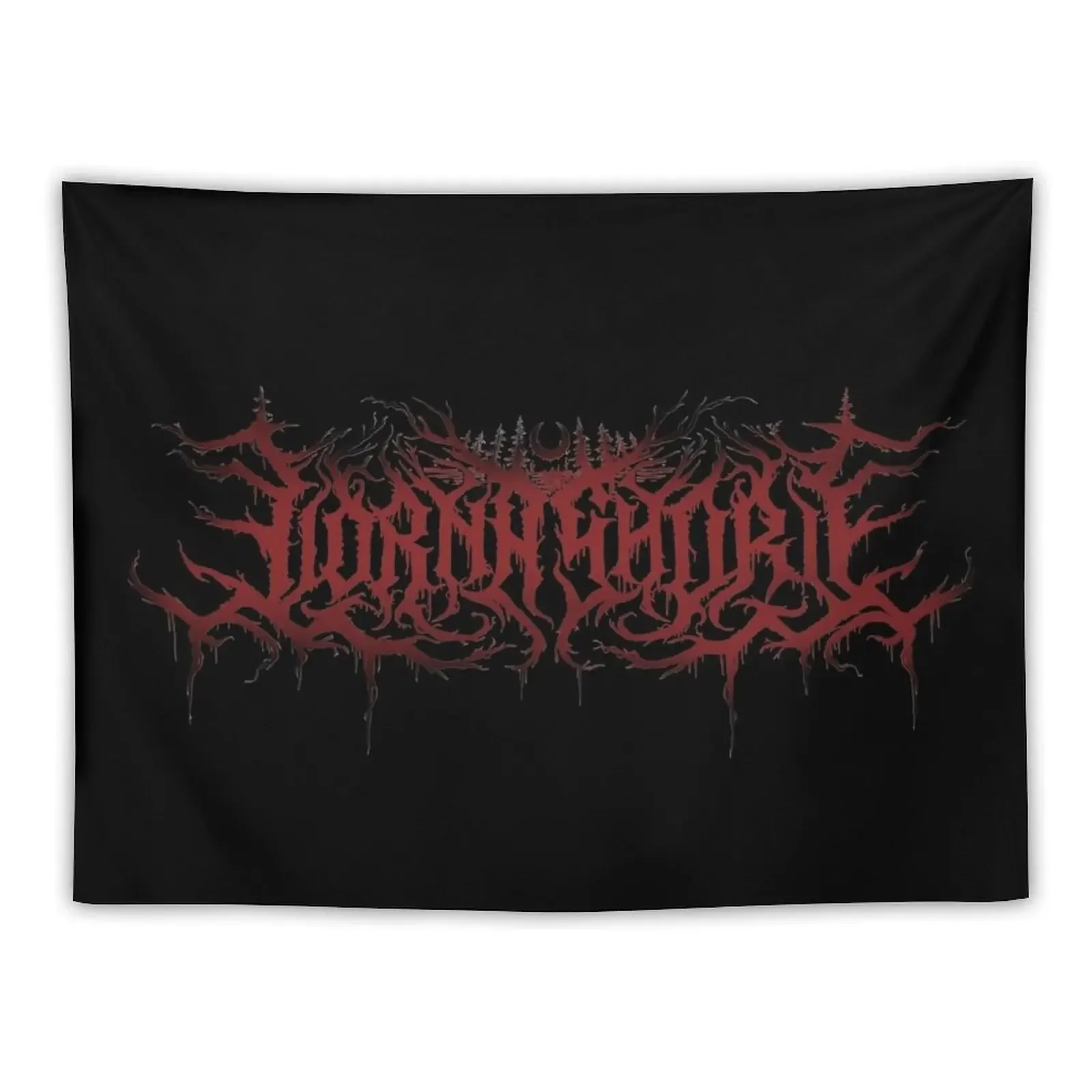 Lorna shore in red Tapestry Room Decorator Tapestry
