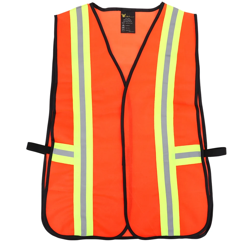 Industrial Safety Vest with Reflective Strips Breathable Night Working Vest High Visibility Safety for Women & Men