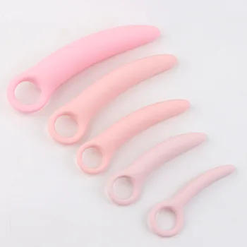 5size Hand-hold Anal Plug Butt Plug Silicone Anal Toys for Woman Vagina Open Pussy Plug G Spot Massager Butplug Anus Dilator Gay 4