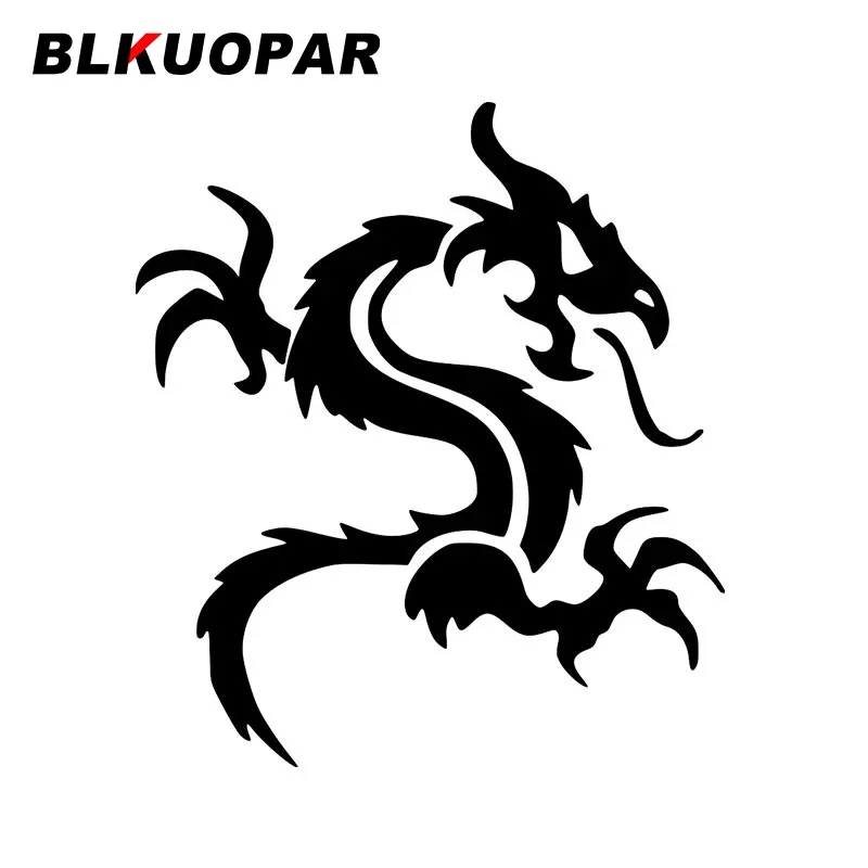 

BLKUOPAR, китайский дракон, огненный, забавная искусственная аниме наклейка, личная креативная доска для серфинга