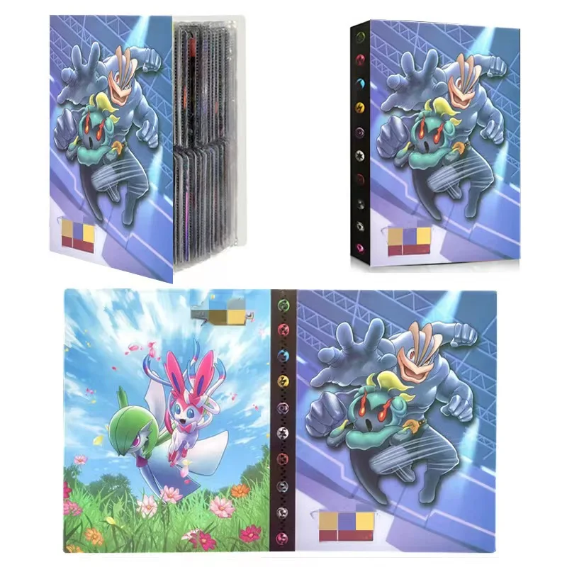 thumbnail image 1 of Christmas 240pcs Album Charizard Cards Album Book Cartoon Anime New 240PCS Game Card Holder Collection Folder Kid Cool Toy Gift, 1 of 5
