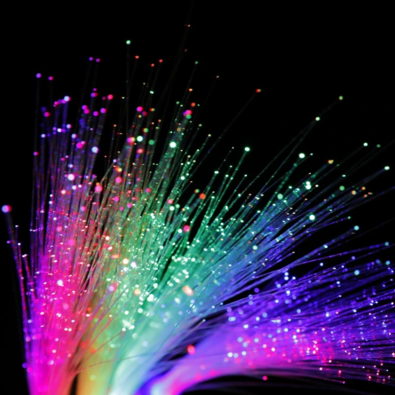 Glow Fiber Optic Lights Wand Large LED Glow Stick Color Changing Night Light for Concert Support Atmosphere Wedding Party Decor