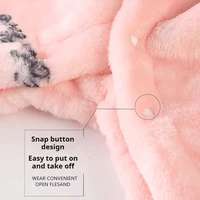 Baby Pajamas Spring Autumn and Winter Thickened Romper Boys and Girls Infant Coral Fleece Fannel Jumsuit Baby Gowns Newborn 6