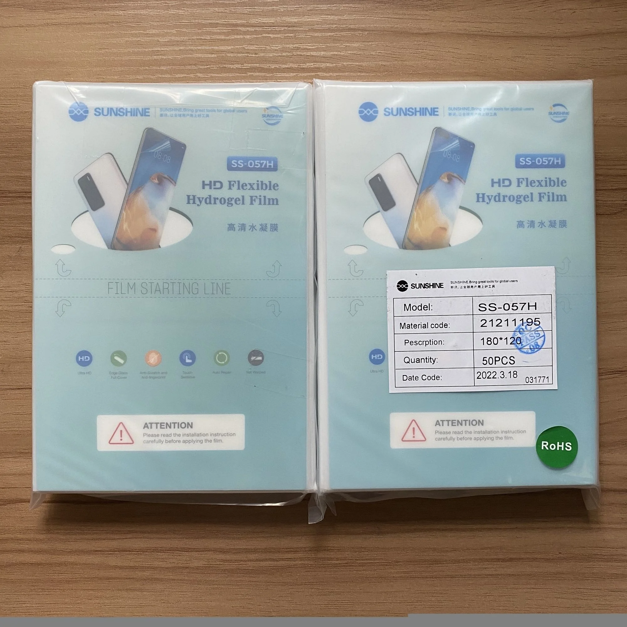 Sunshine SS 057H Hydrogel Film HD Matte Privacy For Any Phone Tablet