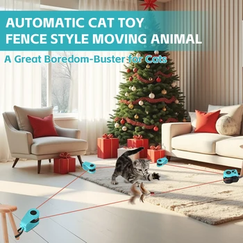 Giocattoli per gatti per gatti da interni Giocattolo interattivo per gatti Ruota ginnico Nuovo tapis roulant per gatti per interni Giocattolo da caccia simulato a velocità regolabile