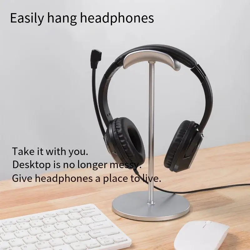 Universal Headphones Stand Detachable Earphone Holder Desktop Durable