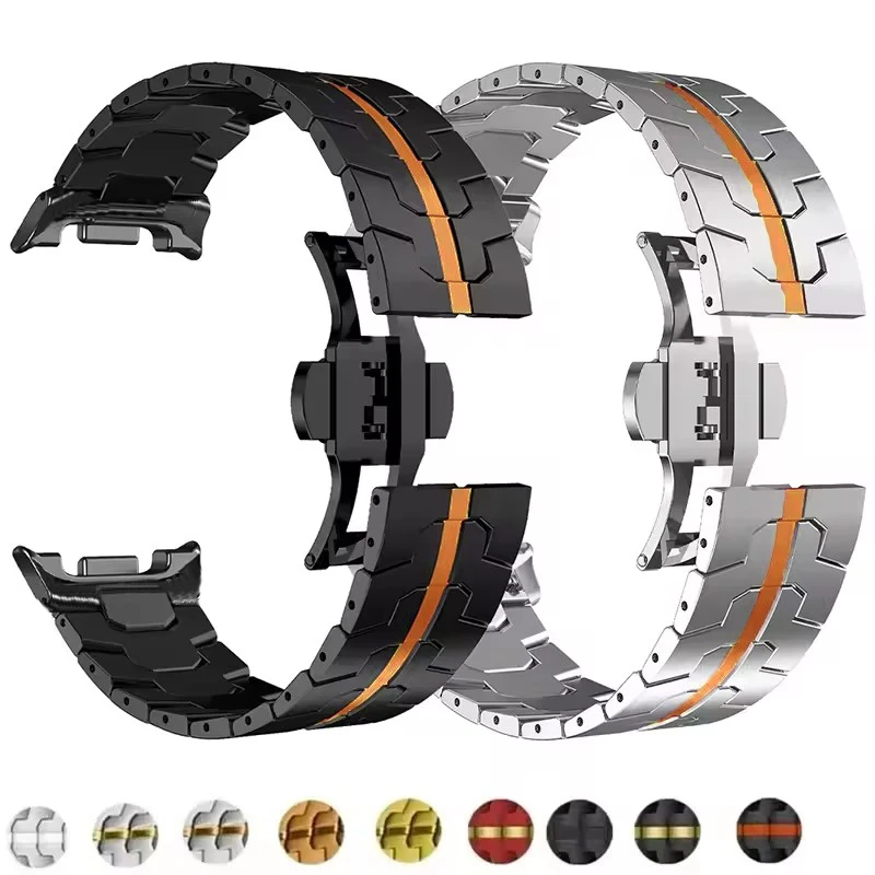 Luxury Titanium Stainless Steel Bracelet Strap