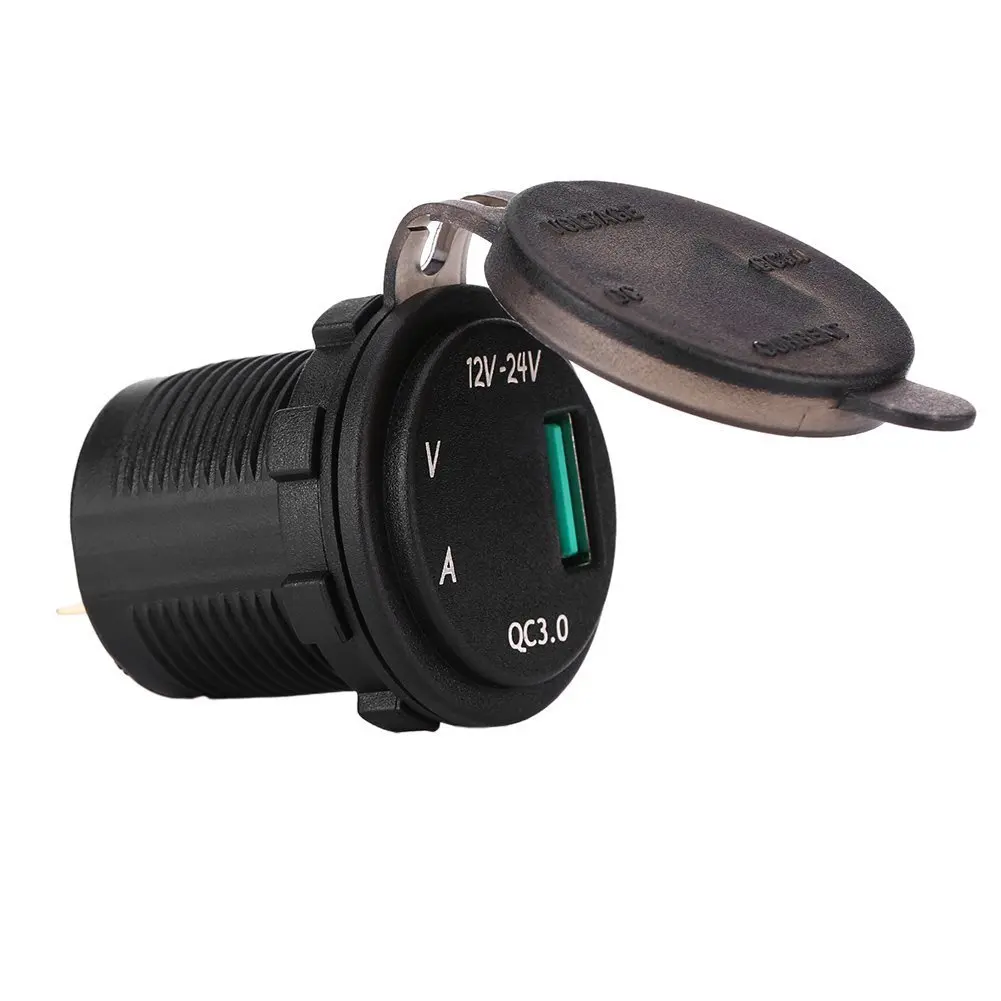   Ǹ ڵ  а, 3 in 1 USB ڵ  ޺, 12-24V, QC3.0  