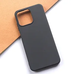 Black Soft Silicone Protective Phone Case - Premium Quality TPU Cover for Ulefone Note 16 Pro (Black)