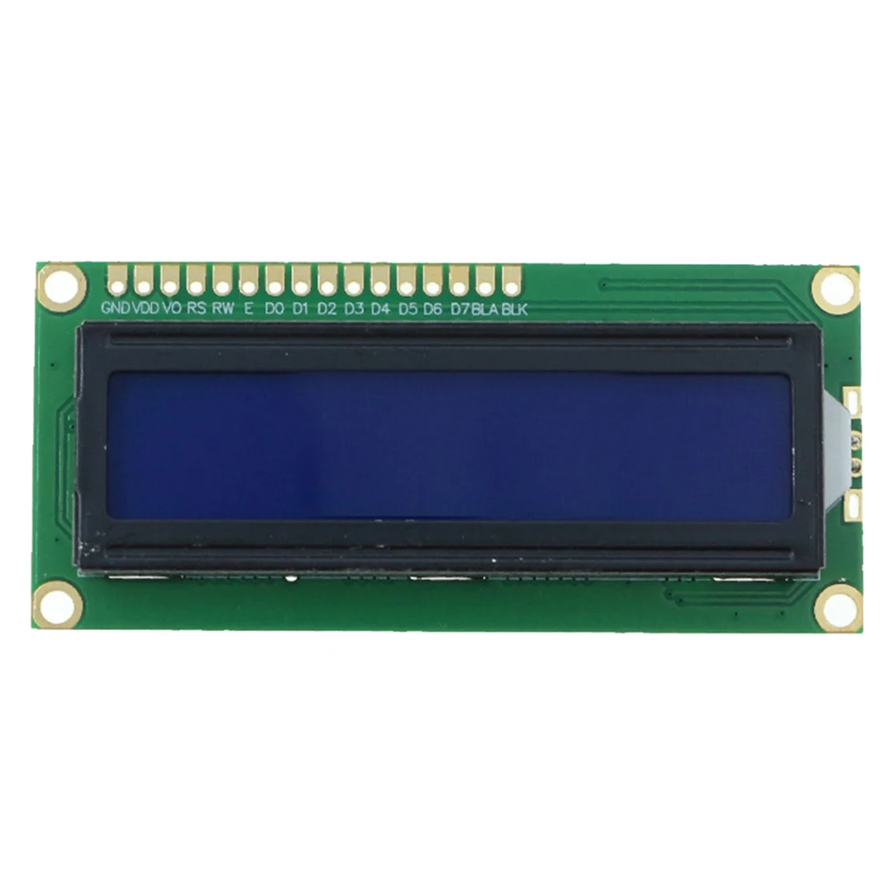 LCD1602 1602 LCD Module 5V HD44780 Liquid Crystal Display Module Blue Green Screen 16x2 Character Compatible with Arduino