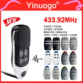 For LIFE FIDO 2 Remote Control 433.92MHz Rolling Code Compatible With LIFE FIDO4 FIDO2 VIP2 VIP2R VIP4 VIP4R STAR BRAVO 2 4 1