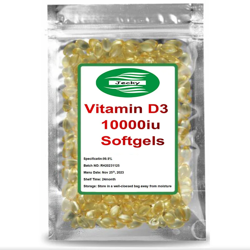 

50pcs, Vitamin D3 10000iu Softgel Cosmetic