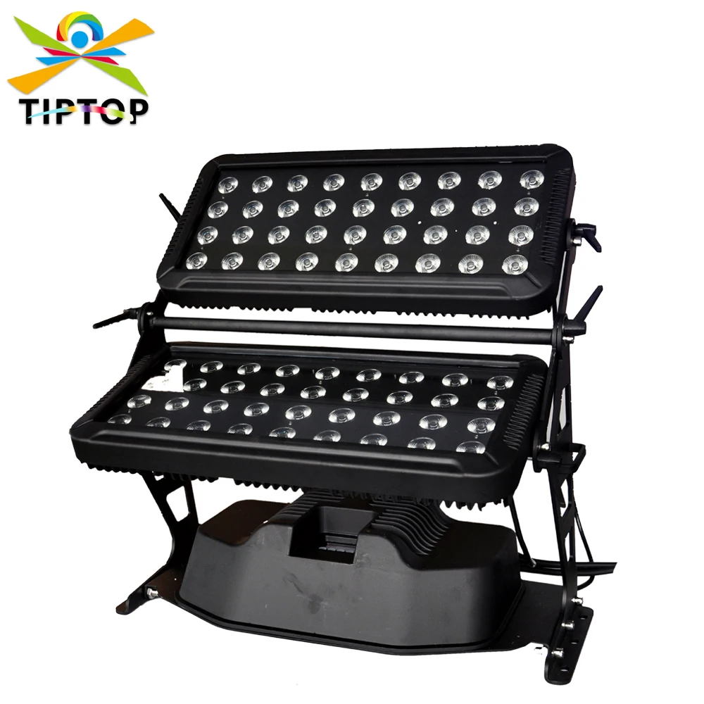 

Gigertop 72x12W Высокая Мощность 4в1 светодиодный настенный светильник DMX512 наружный Точечный светильник с двойной головкой RGBW четырехцветный светодиодный городской цветной свет