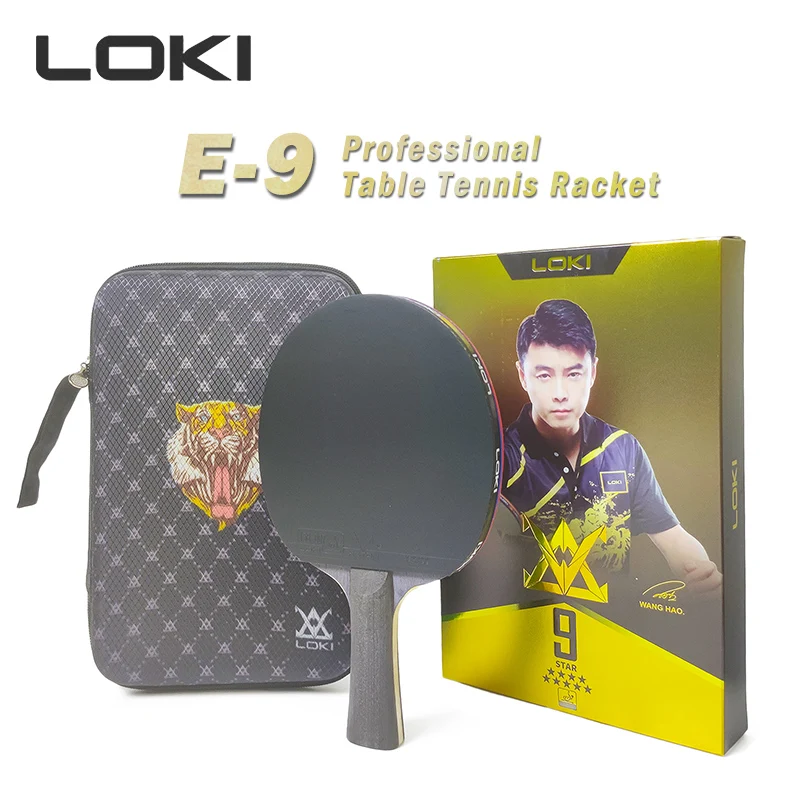 Loki9StarProfessionalPingPongRacketAttackLoopHighStickyTable
