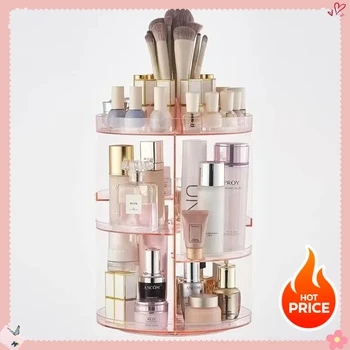 360° Rotating Makeup Organizer 1