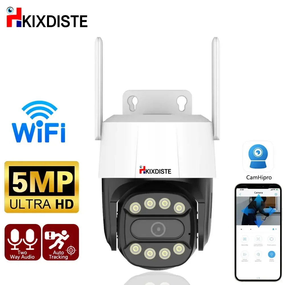 

IP-камера Camhi для системы видеонаблюдения, 5 Мп, HD, Wi-Fi