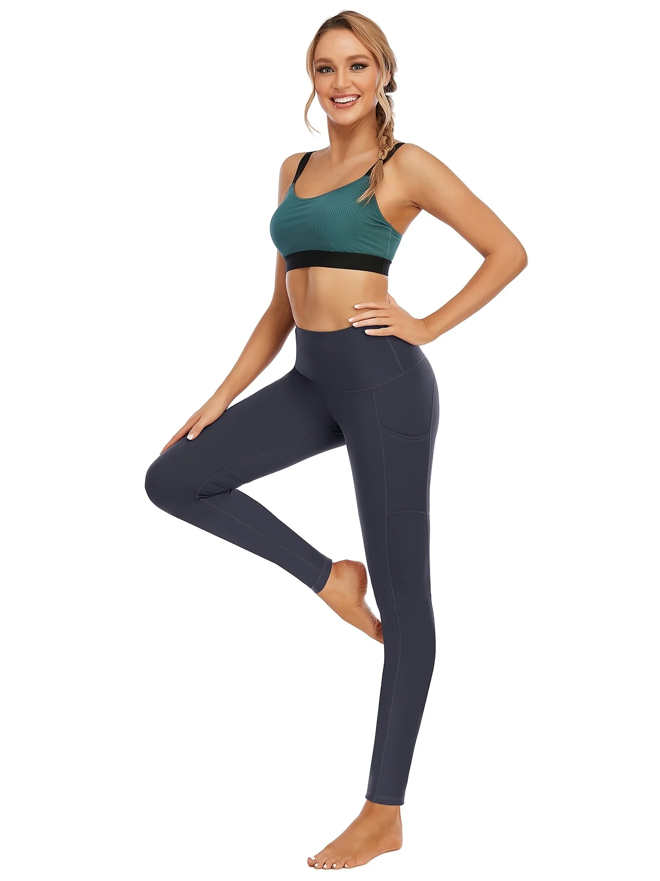 JSC Activewear Women Gym Leggings Push Up High Waist Leggins Women Capri Pants licras deportivas para mujer