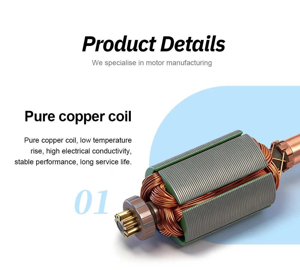 Permanent Magnet High Speed DC Motor 30W 12V 24V Threaded Shaft Motor for DIY Ro