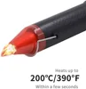 300W Electrical Mini Heat Gun Handheld Hot Air Gun with 300PCS Heat Shrink Butt for DIY Craft Embossing Shrink Wrapping PVC 5