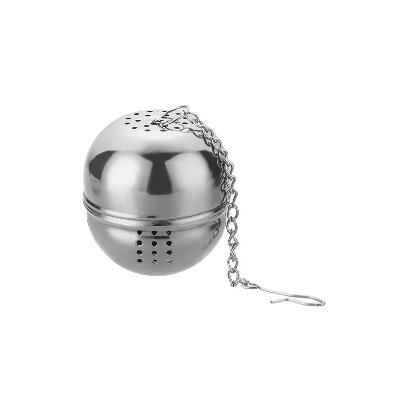 Description Picture 3 of itemStainless Steel Tea Leaf Infuser Strainer Spice Mesh Sieve for Brewing Teapot Tea Filter Seasoning Ball Kitchen Accessories