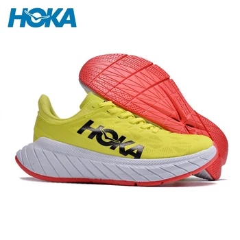 HOKA Carbon X2 Men Sneakers Marathon Shockproof Casual Sports Shoes Women Outdoor Breathable Road Runnning Shoes Big Size 45