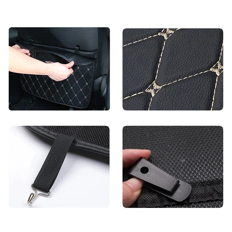 1Pcs Car Seat Backrest Protection Anti-kick Mat For MINI Cooper R56 F50 F55 F56 R50 R53 R55 R57 R58 R59 R60 One WORKS Cabrio
