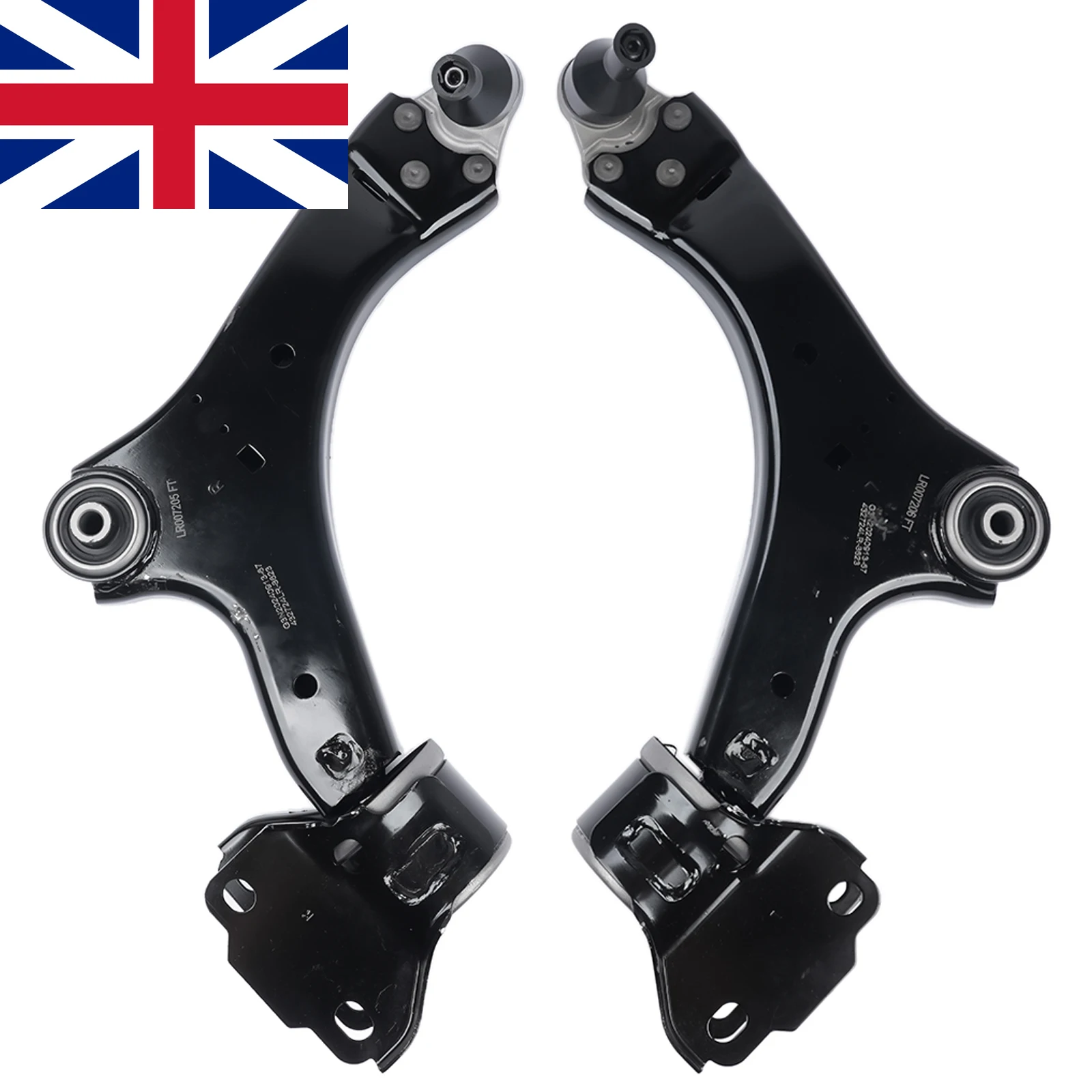 AP03 2x Front Lower Control Arm LH RH LR007205 LR007206 for Land Rover Freelander 2