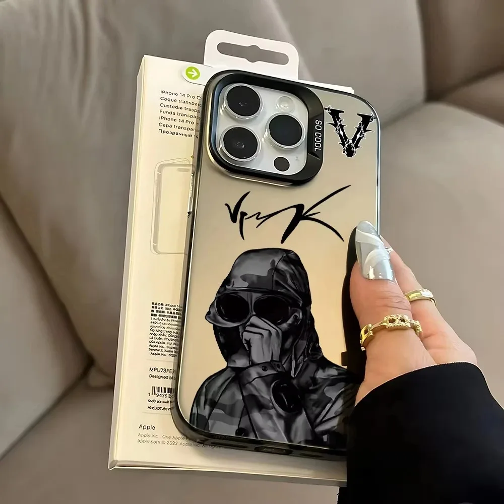 Stylish V-Vrunks Anti-Fall Matte Back Phone Case