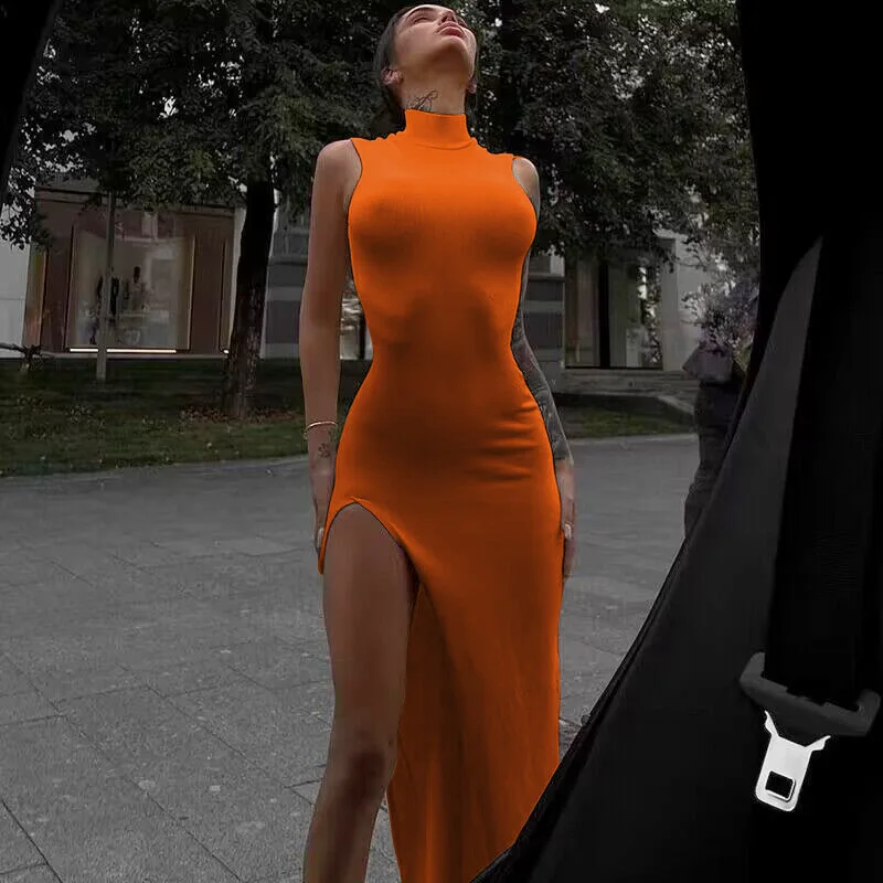 Nightdress Women's Sexy Lingerie Open Edge Nightie Nightgown Sleeveless Sex Long Sleep Dress Pyjama Casual Home Outwear Dresses