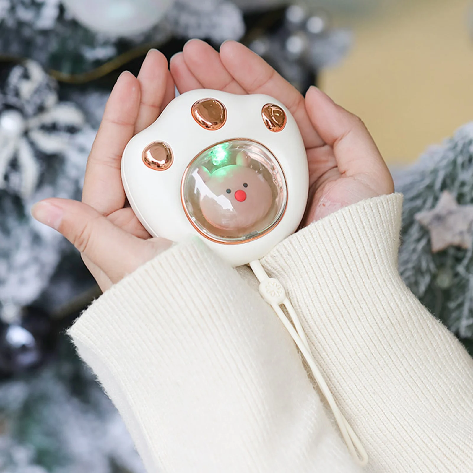 Cartoon Shape Single Side Warm Hand Lightweight Easy to Carry Warm Hand Ideal Gift for Women Men Elders