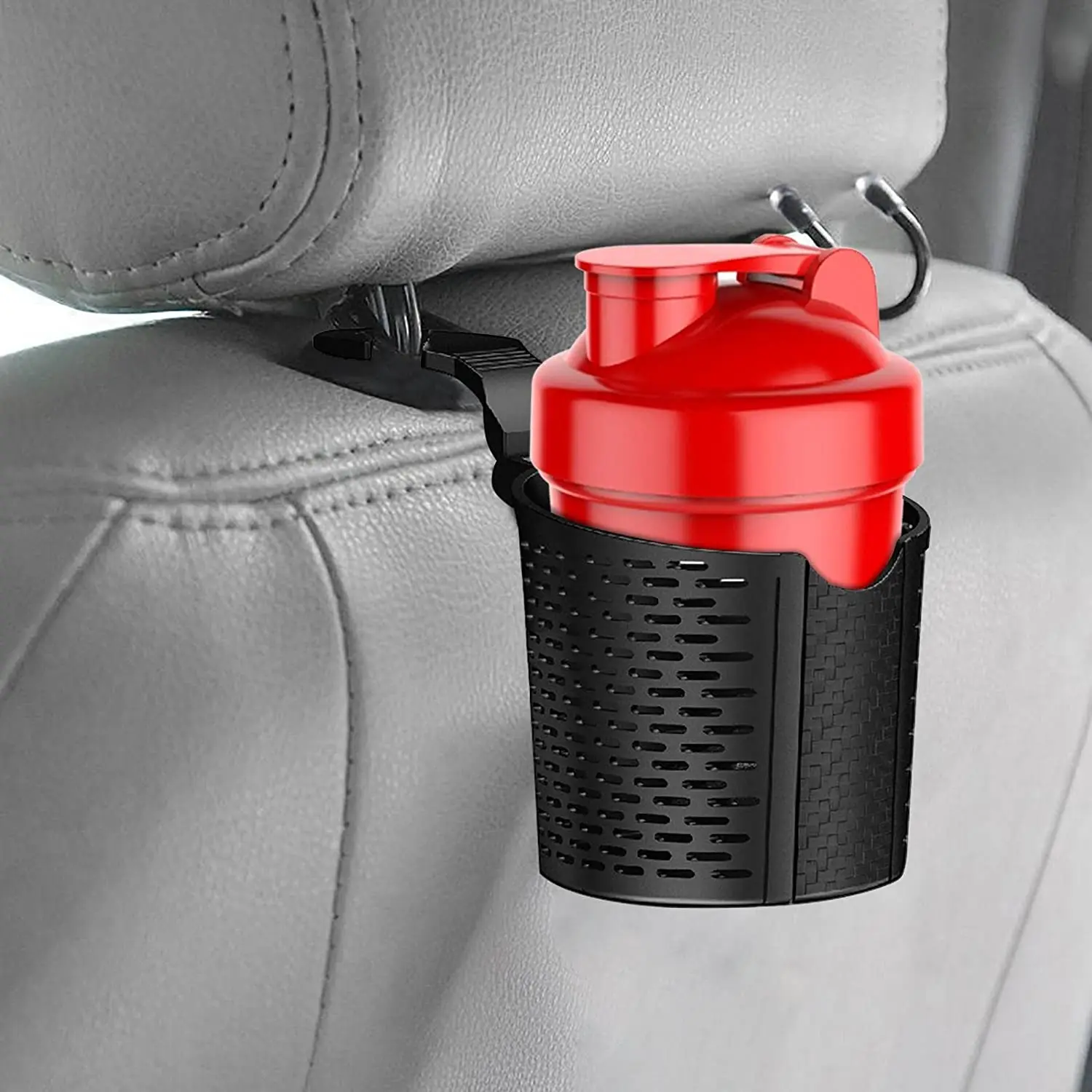 

Car Cup Holder Seat Back Hook Hanging Mount Headrest Drink Container Water Bottle Holder Interior Organizer Storage Bracket