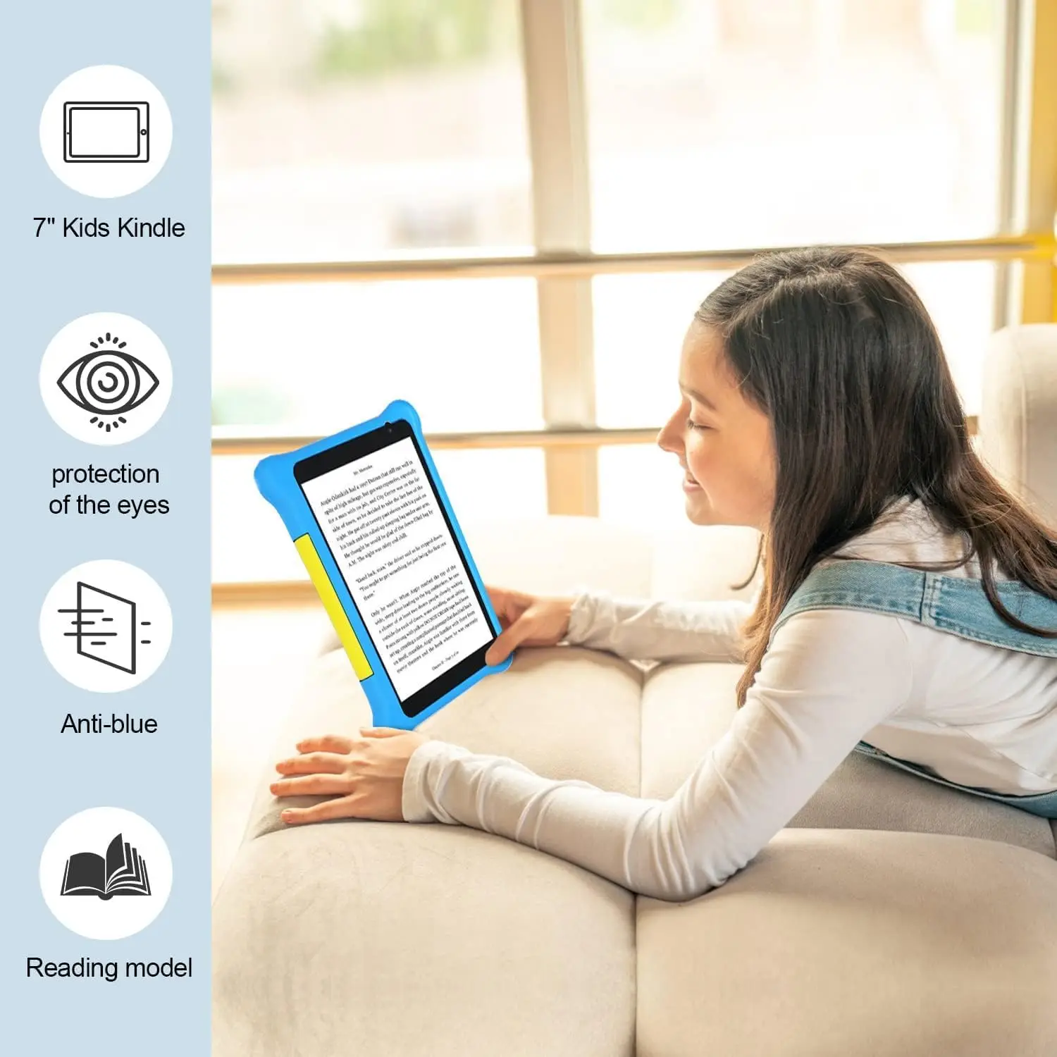 Kid Tablet 7 Inch Tablet for Children Android 13 5GB RAM 32GB ROM 128GB Expandable Quad Core Wi-Fi Bluetooth Type-C Children's - Image 5