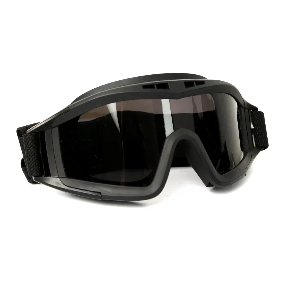 Enhanced Tactical Goggles for Outdoor and Sports Activities with Interchangeable Lenses