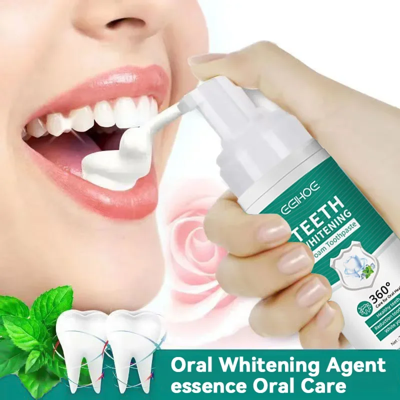 

Sdotter Efficient Tooth Whitening Mousse Oral Care essence Remove Plaque and Tartar Repair Gingival Prevent Caries Oral Cleaning