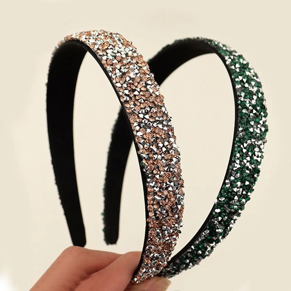 

Thin Side Wash Face Headband Female Hairbands Non Slip Hairbands Korean Hairband Zircon Crystal Headband Women Hair Hoop